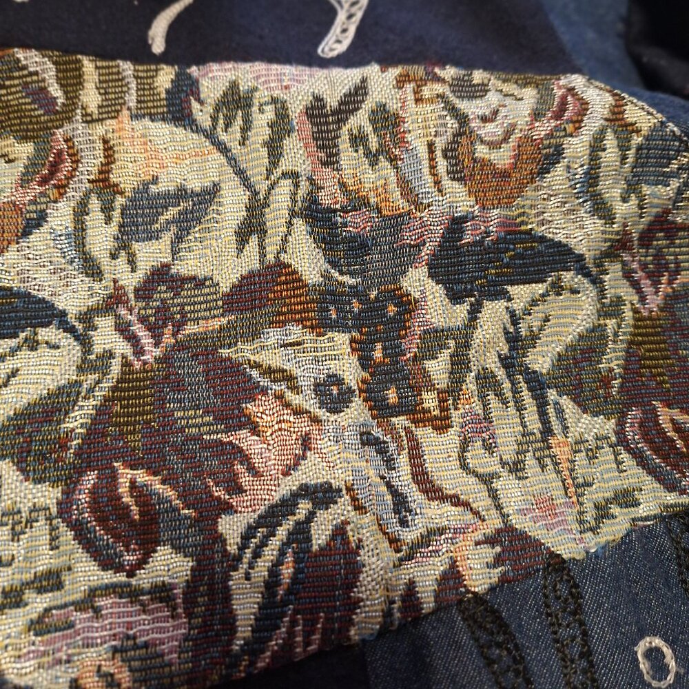 Jacket Blue Patchwork - image 5